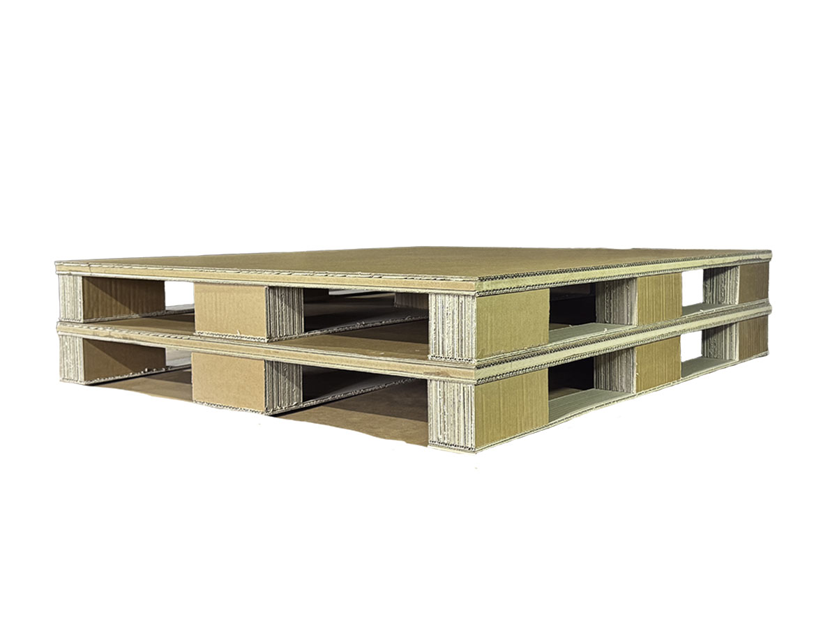 複合式紙棧板, Hybrid Paper Pallet, 纖維棧板, 強化紙棧板, 高耐重棧板